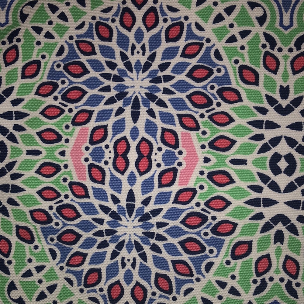 💠TALBOTS💠STAIN GLASS PRINT COTTON MINI SKIRT💠 - Picture 3 of 7